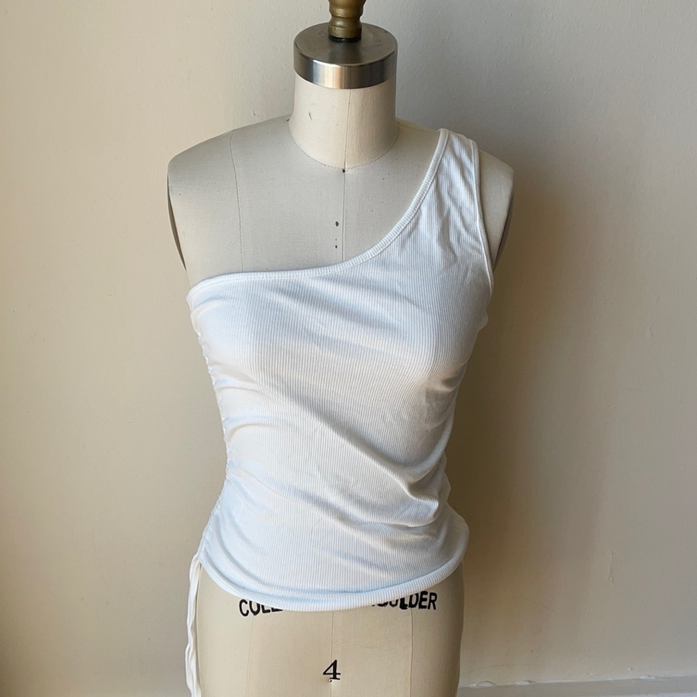 One Shoulder Top with Side Ties